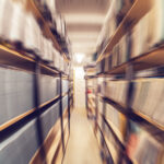 Paper Files on Shelves